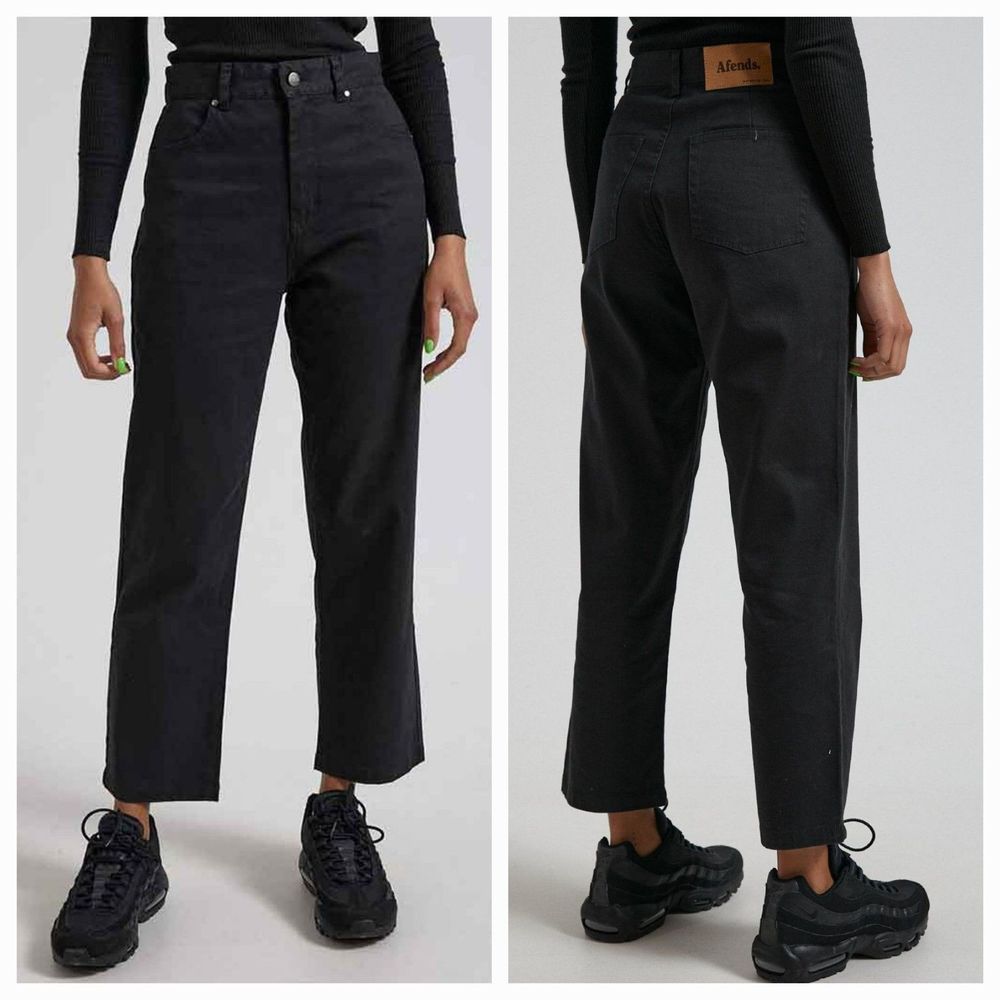 Afends Shelby Hemp Pants in Dark Gray - Size 2